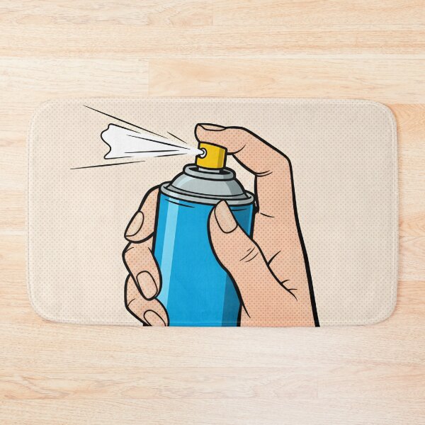 Item preview, A HAND WITH A SPRAY CAN IN PIXEL POP ART STYLE designed and sold by infinitearte.