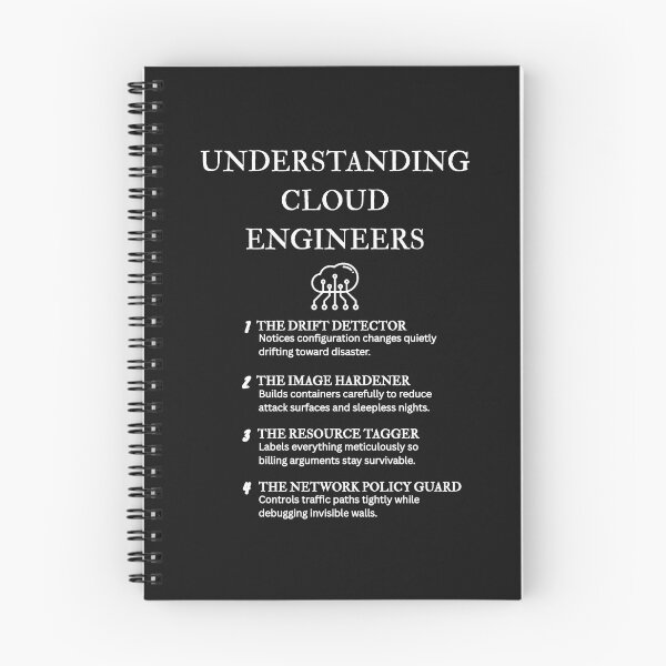 Item preview, Cloud Engineer Traits – Relatable Humor Designs – Black designed and sold by PsyFlow35.