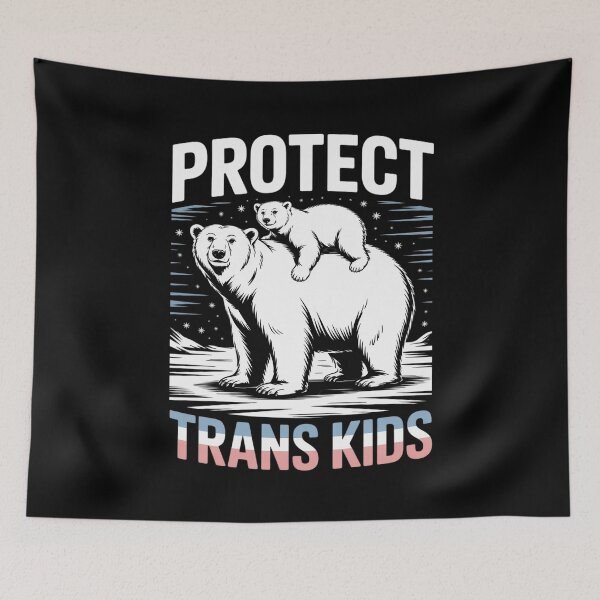 Item preview, Protect Trans Kids Transgender Pride Flag Mama Bear designed and sold by PowAcademy.