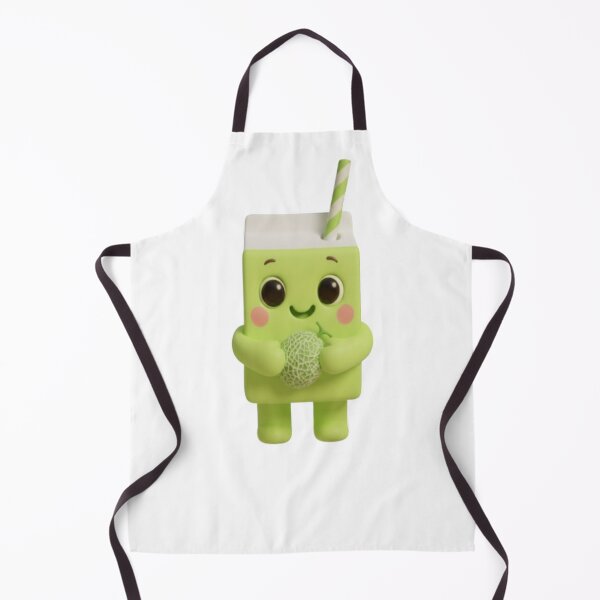Item preview, Melon Milk Box – Cute 3D Kawaii Drink Character designed and sold by HNstory.