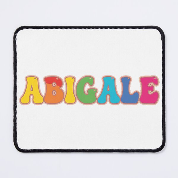 Item preview, ❤️ Abigale Personalized Name Wavy Retro Shirt, Coffee Mug, Sticker Gift designed and sold by HelixPedia.