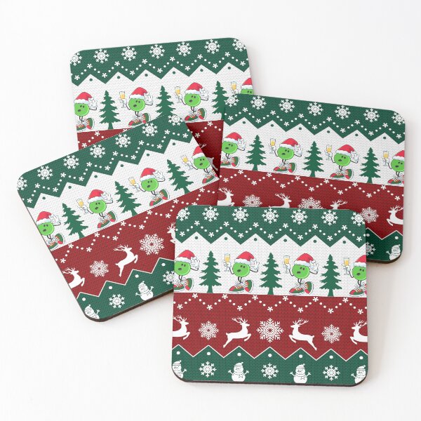 Item preview, Bowling Santa Wine Bowling Tree Christmas and Snow Sleamless 2 designed and sold by BeebooDesign.