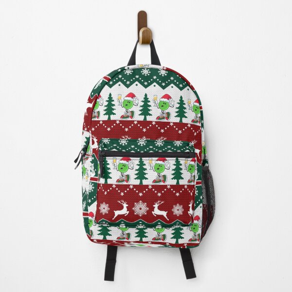 Item preview, Bowling Santa Wine Bowling Tree Christmas and Snow Sleamless 2 designed and sold by BeebooDesign.