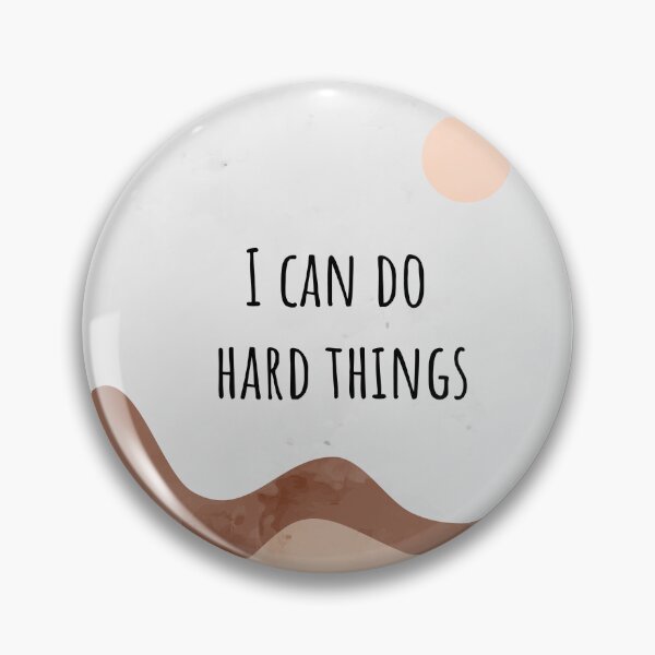 Aperçu de l'œuvre I Can Do Hard Things Motivational Affirmation | Boho Abstract Decor créée et vendue par wdevkn.