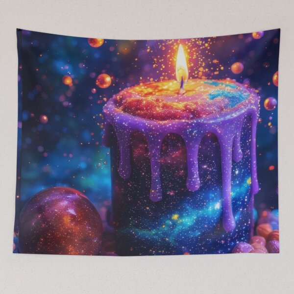 Item preview, Cosmic candle with sweets and sphere designed and sold by Mianku | Für das Leben.