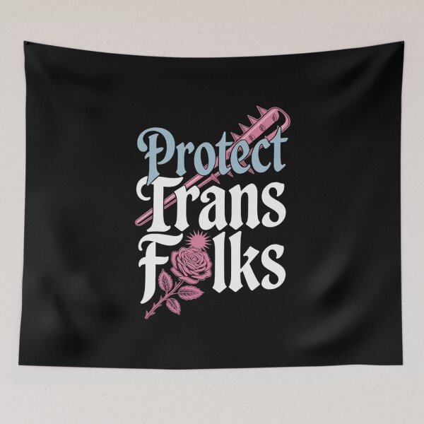 Item preview, Protects Trans Folk Transgender designed and sold by MathisBellanger.