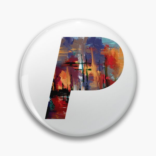 Item preview, Colorful Abstract Letter P T-Shirt Art designed and sold by CoolGTees.