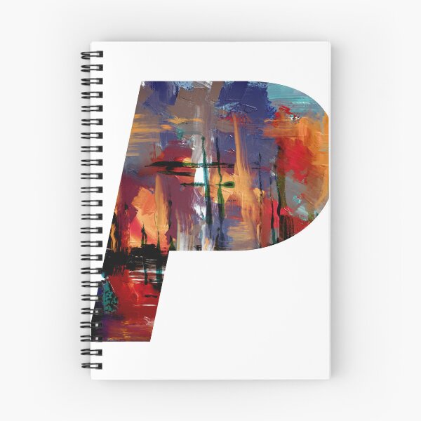 Item preview, Colorful Abstract Letter P T-Shirt Art designed and sold by CoolGTees.
