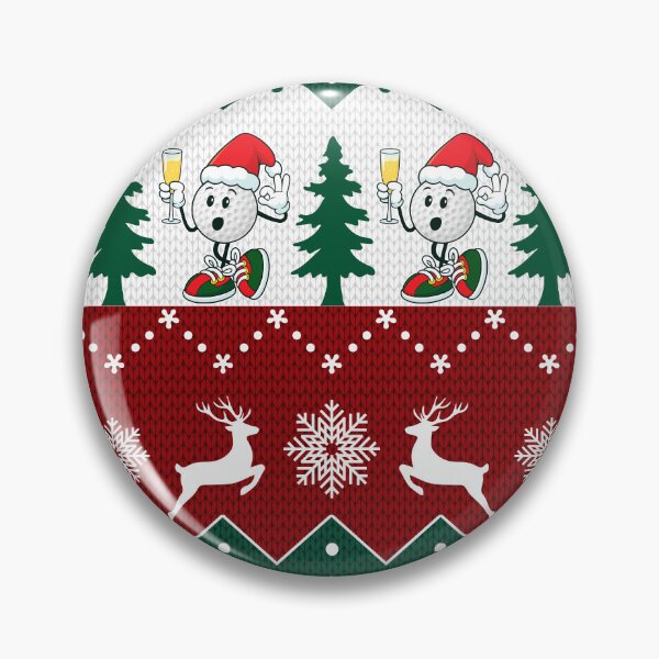 Item preview, Golf Santa Wine Golf Tree Christmas and Snow Sleamless designed and sold by BeebooDesign.