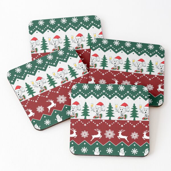 Item preview, Golf Santa Wine Golf Tree Christmas and Snow Sleamless designed and sold by BeebooDesign.
