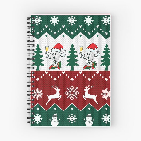 Item preview, Golf Santa Wine Golf Tree Christmas and Snow Sleamless designed and sold by BeebooDesign.