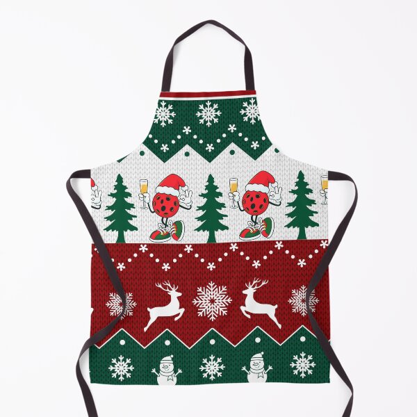 Item preview, Pickleball Santa Wine Pickleball Tree Christmas and Snow Sleamless designed and sold by BeebooDesign.