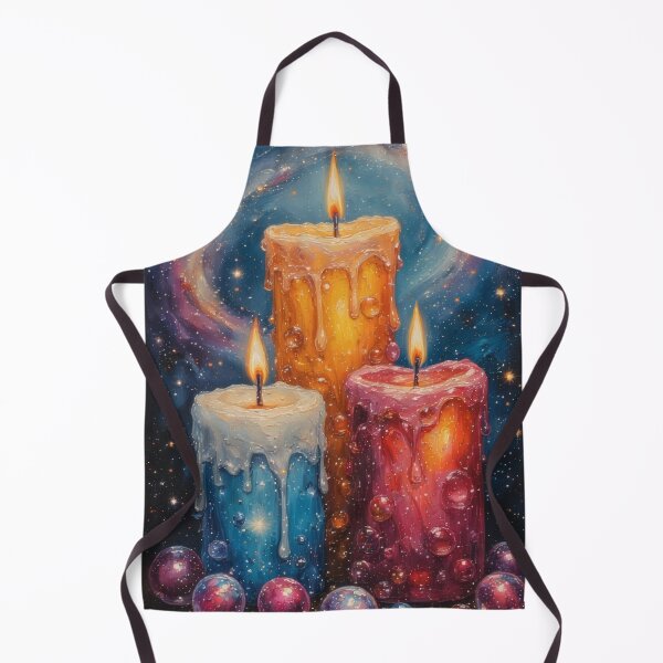 Item preview, Glowing candles in the cosmos of dreams designed and sold by Mianku | Für das Leben.