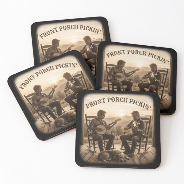 Item preview, Sunset Bluegrass Jam on the Porch designed and sold by FabcoDesign.