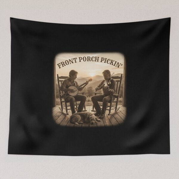 Item preview, Sunset Bluegrass Jam on the Porch designed and sold by FabcoDesign.
