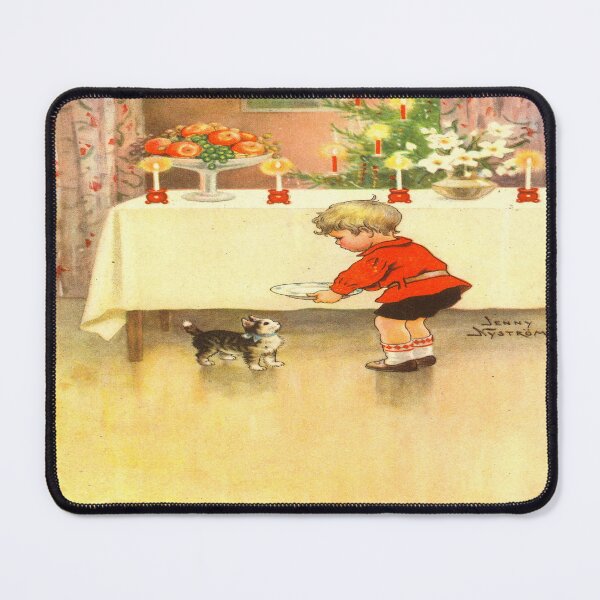 Item preview, Christmas Kindness by Jenny Nyström (c.1900) // Public Domain designed and sold by Vernissage-dart.