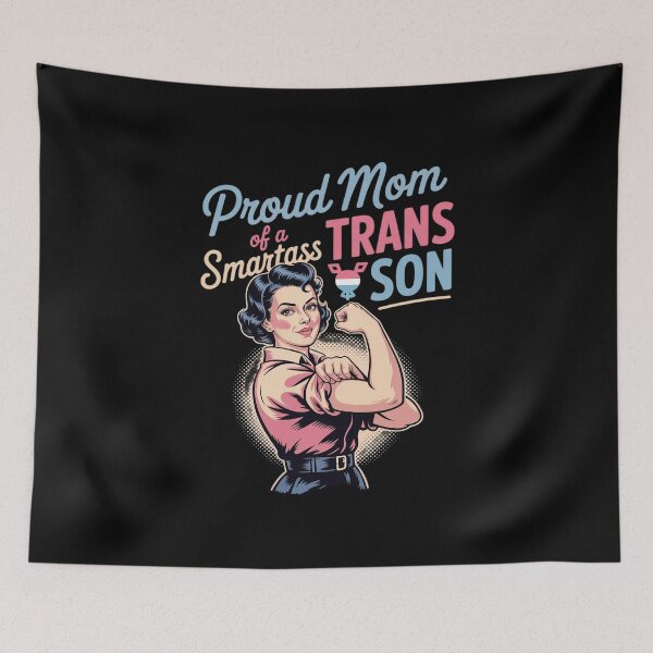 Item preview, Proud Mom Smartass Trans Son LGBTQ Trans Mom Proud Mom Pride designed and sold by MathisBellanger.