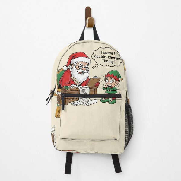 Item preview, Santa's NaughtyNice List Error Christmas T-Shirt Funny Elf Timmy Double-Checked Fail Holiday Tee designed and sold by ZyxDes.