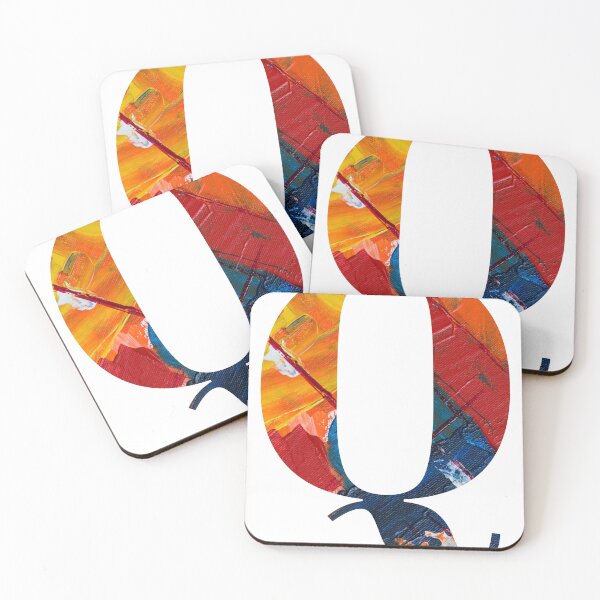 Item preview, Colorful Abstract Letter Q T-Shirt Art designed and sold by CoolGTees.