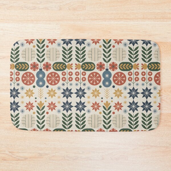 Item preview, Ukrainian Christmas - Ukrainian Christmas Floral Folk Pattern designed and sold by JessArty ⭐⭐⭐⭐⭐.