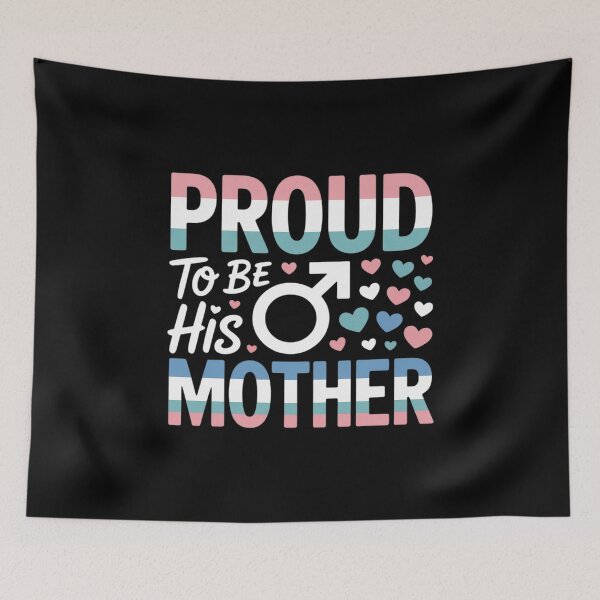 Item preview, Proud Mom Transgender Son Trans Pride Flag LGBTQ designed and sold by PowAcademy.