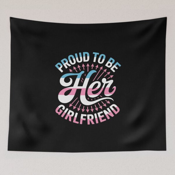 Item preview, Proud To Be Her Girlfriend Transgender Day Of Visibility designed and sold by MathisBellanger.