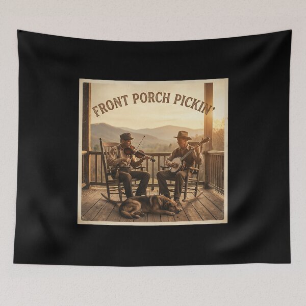 Item preview, Bluegrass: Front Porch Pickin' at Sunset designed and sold by FabcoDesign.