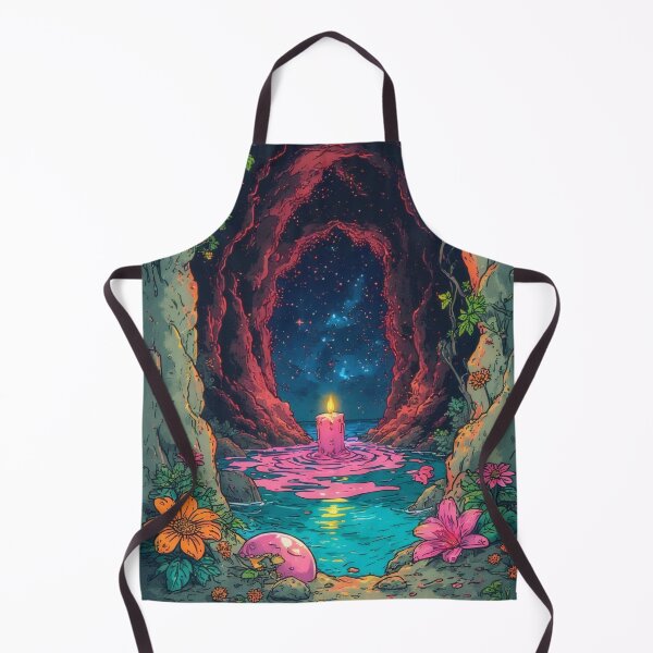Item preview, Candle in mystical cave by the water designed and sold by Mianku | Für das Leben.