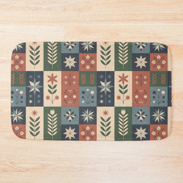 Item preview, Ukrainian Christmas - Ukrainian Folk Christmas Tile Pattern designed and sold by JessArty ⭐⭐⭐⭐⭐.