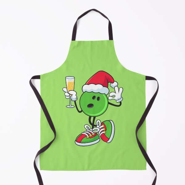 Item preview, Funny christmas bowling ball green and wine party designed and sold by BeebooDesign.