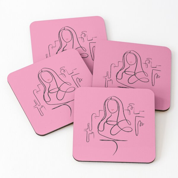 Item preview, Minimalist Mona Lisa One-Line Art | Modern Abstract Portrait Illustration designed and sold by Cosmodoody.