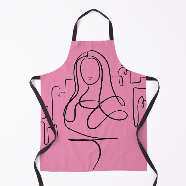 Item preview, Minimalist Mona Lisa One-Line Art | Modern Abstract Portrait Illustration designed and sold by Cosmodoody.