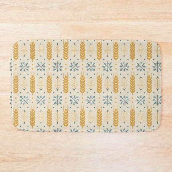Item preview, Ukrainian Christmas - Ukrainian Wheat Snow Folk Pattern designed and sold by JessArty ⭐⭐⭐⭐⭐.