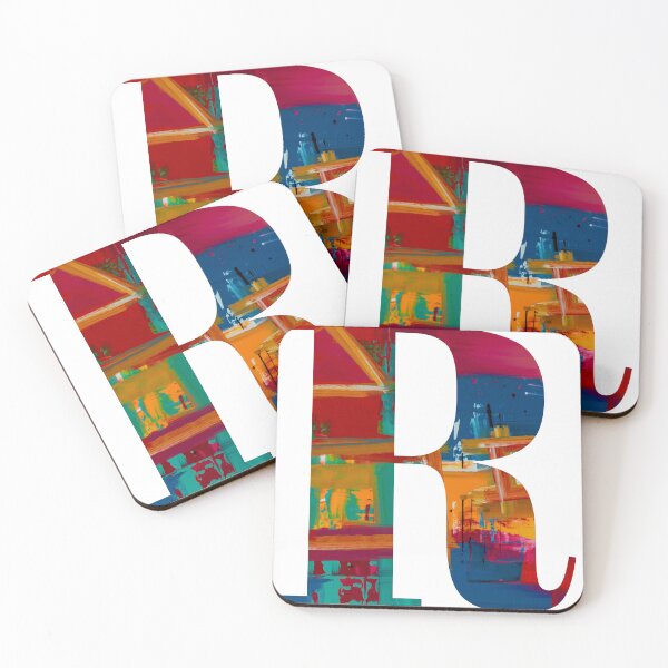 Item preview, Colorful Abstract Letter R T-Shirt Art designed and sold by CoolGTees.