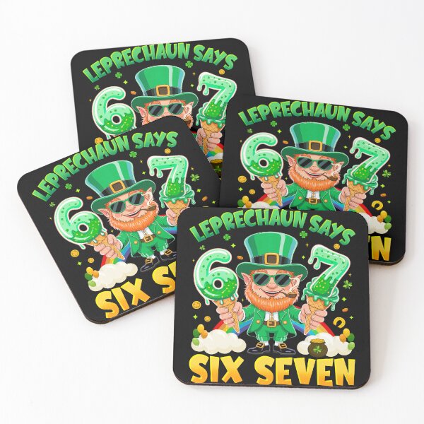 Item preview, Six Seven Meme  Leprechaun Says 6 7 St Patricks Day 67 Meme Graphic designed and sold by PrettyInk.