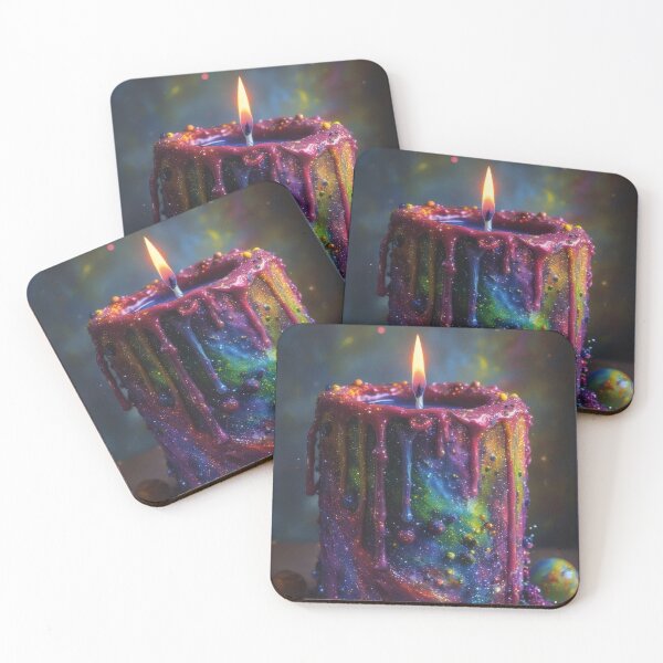 Item preview, Colorful, glittering space candle designed and sold by Mianku | Für das Leben.