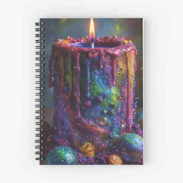 Item preview, Colorful, glittering space candle designed and sold by Mianku | Für das Leben.