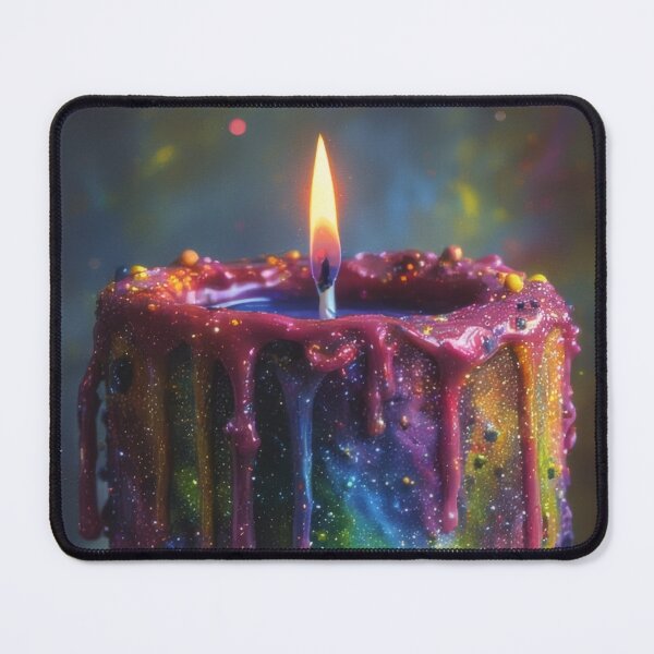 Item preview, Colorful, glittering space candle designed and sold by Mianku | Für das Leben.