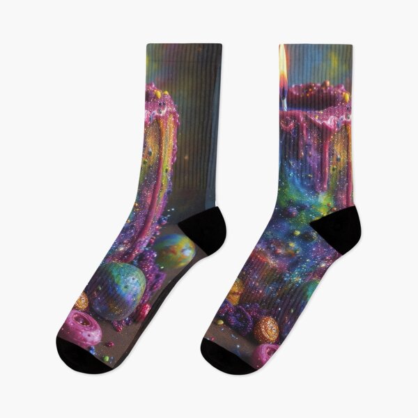 Item preview, Colorful, glittering space candle designed and sold by Mianku | Für das Leben.