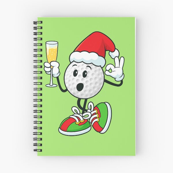 Item preview, Funny christmas golf ball and wine party designed and sold by BeebooDesign.