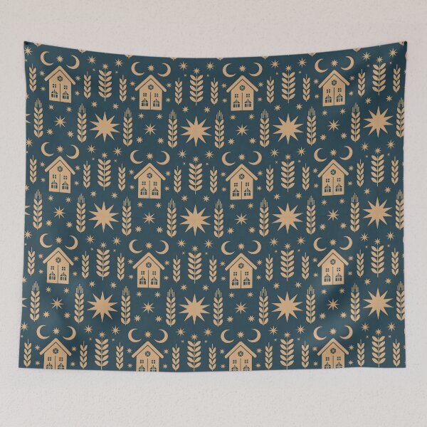 Item preview, Ukrainian Christmas - Ukrainian Christmas Home Folk Pattern designed and sold by JessArty ⭐⭐⭐⭐⭐.