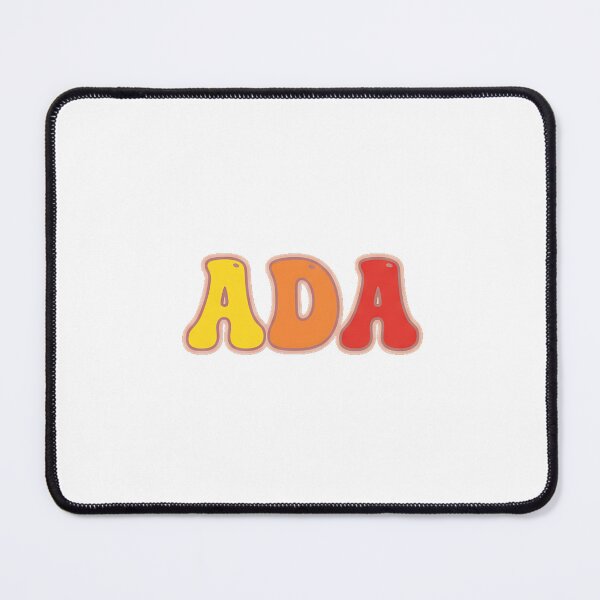 Item preview, ❤️ Ada Personalized Name Wavy Retro Shirt, Coffee Mug, Sticker Gift designed and sold by HelixPedia.