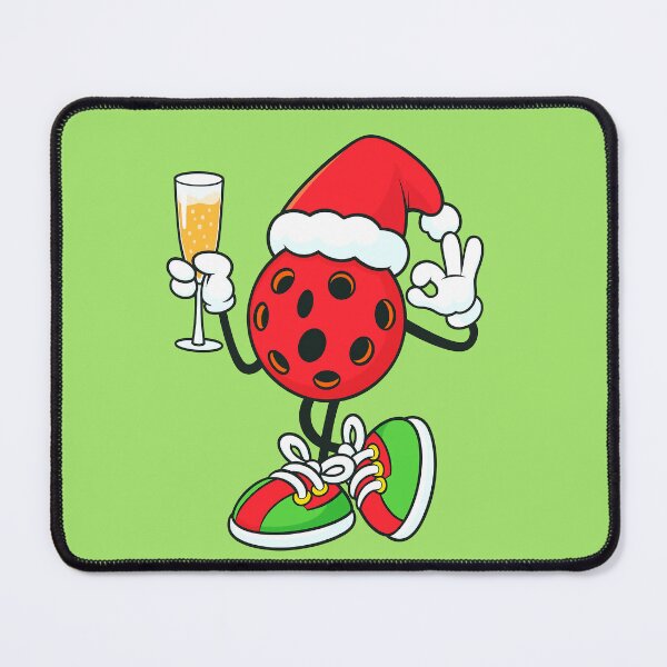 Item preview, Funny christmas pickleball ball and wine party designed and sold by BeebooDesign.