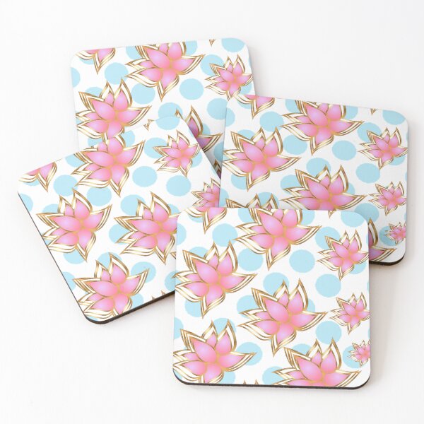 Item preview, Gold Lotus Flower Seamless Design designed and sold by HopeAndHustle.