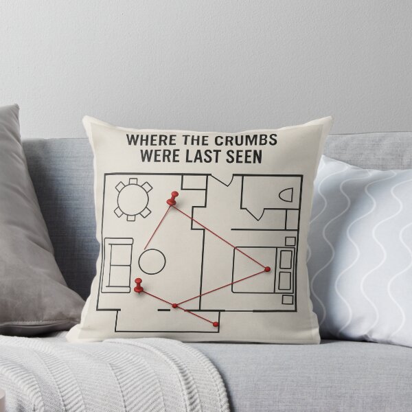 Item preview, Where The Crumbs Were Last Seen Funny Airbnb Cleaner designed and sold by POD DYNASTY.