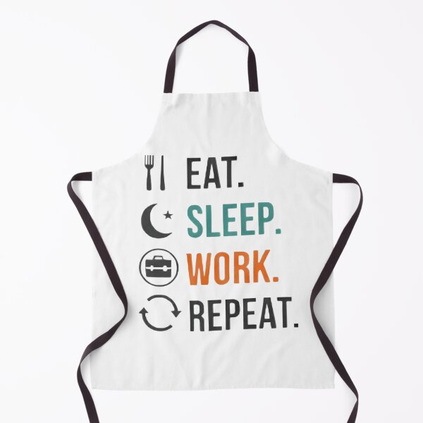 Item preview, Eat Sleep Work Repeat | Funny Work Life | Daily Routine designed and sold by Be-You-Vibes.