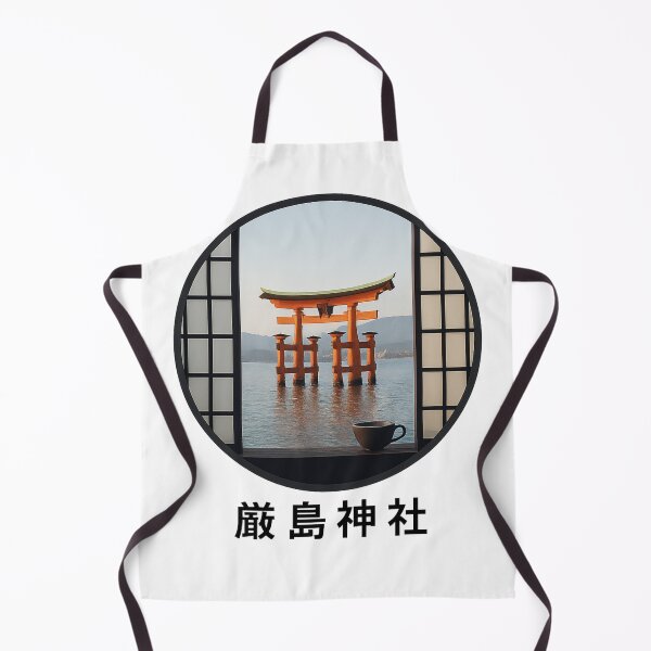 Item preview, Itsukushima Shrine Window – Floating Torii at Dawn designed and sold by thtCMRAguy.