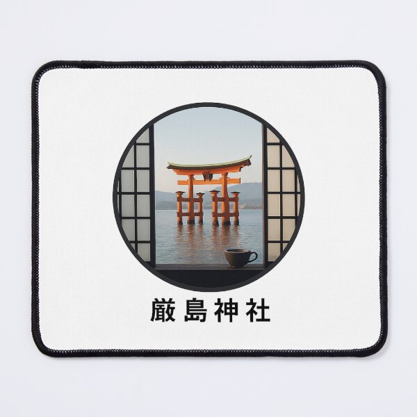 Item preview, Itsukushima Shrine Window – Floating Torii at Dawn designed and sold by thtCMRAguy.