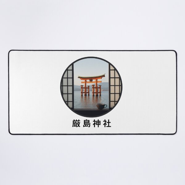 Item preview, Itsukushima Shrine Window – Floating Torii at Dawn designed and sold by thtCMRAguy.