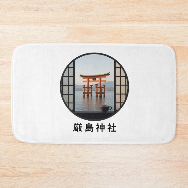 Item preview, Itsukushima Shrine Window – Floating Torii at Dawn designed and sold by thtCMRAguy.